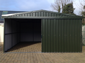 20ft x 24ft Steel Shed