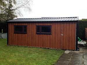 Timber Effect Shed