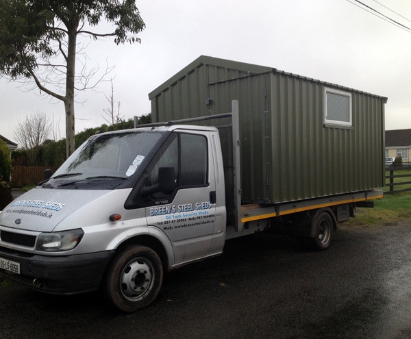 Delivery of New Shed to Client