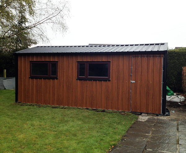 Timber Effect Shed